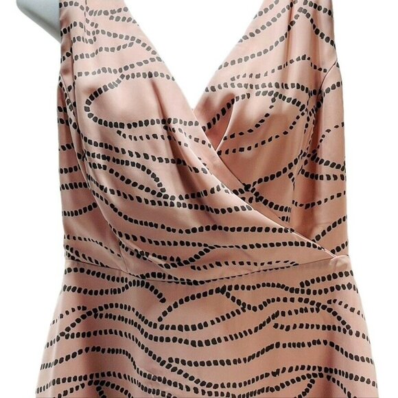 CAbi Womens Pink & Black Patterned Polyester Camisole - Picture 2 of 7